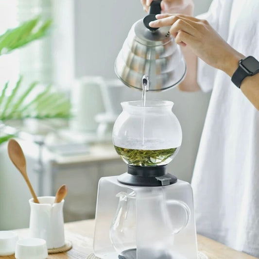 Cafetera Cold Brew y Dripper de Inmersion con Valvula para Cafe y Te