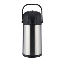 Termo Bomba 2.5 Litros en Acero Inoxidable para Cafe y Bebidas