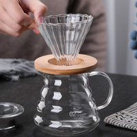 Kit Cafetera V60 + Server + Molino Profesional Ajustable Acero Inoxidable