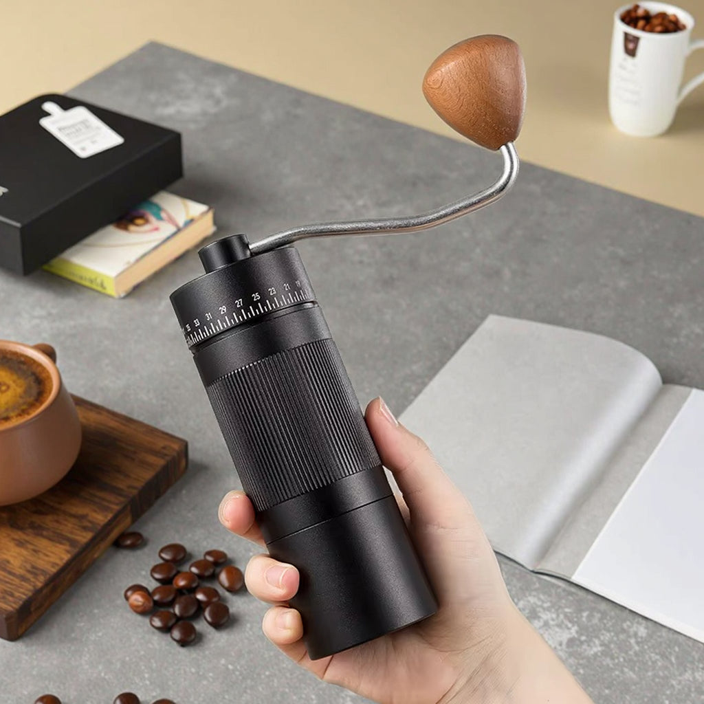 Molino Manual Profesional para Cafe Espresso y Filtrados con Ajuste Externo por Clics