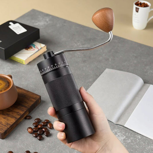 Molino Manual Profesional para Cafe Espresso y Filtrados con Ajuste Externo por Clics