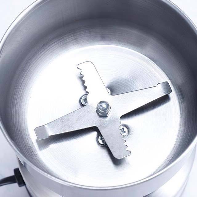 molino electrico con cuchillas o aspas en acero inoxidable