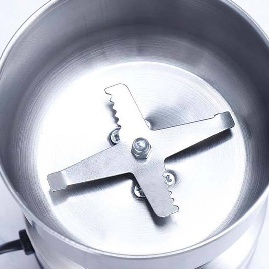 molino electrico con cuchillas o aspas en acero inoxidable