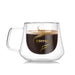 Vaso Pocillo Doble Pared COFFEE con Asa 200 ml