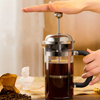 Kit Personalizado de Café | Prensa Plata 350ml + Cafe Especial 250g + Molino + Cuchara + Mensaje Personalizado