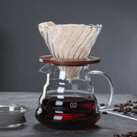 Kit Cafetera V60 + Server + Molino Profesional Ajustable Acero Inoxidable