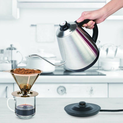 Calentador Eléctrico Cuello de Cisne con Termómetro 1.2 Litros