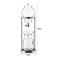 Cafetera Torre Cold Brew Tipo Kyoto Metalica Diseño Industrial 600ml