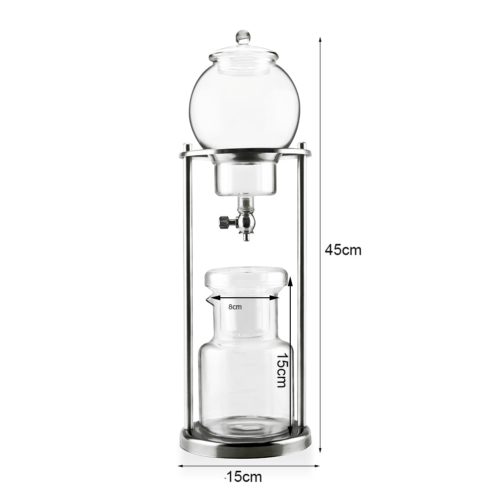 Cafetera Torre Cold Brew Tipo Kyoto Metalica Diseño Industrial 600ml
