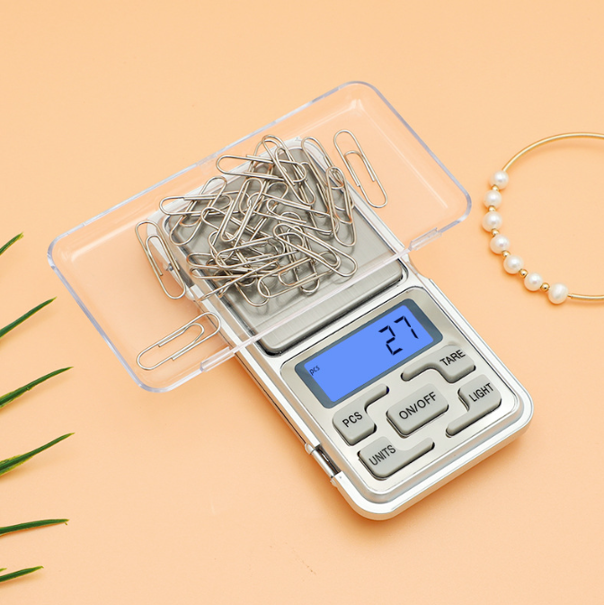 Bascula Gramera Bolsillo Digital 500g