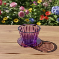 Dripper Café Goteo Tipo TIMEMORE B75 Transparente Morado