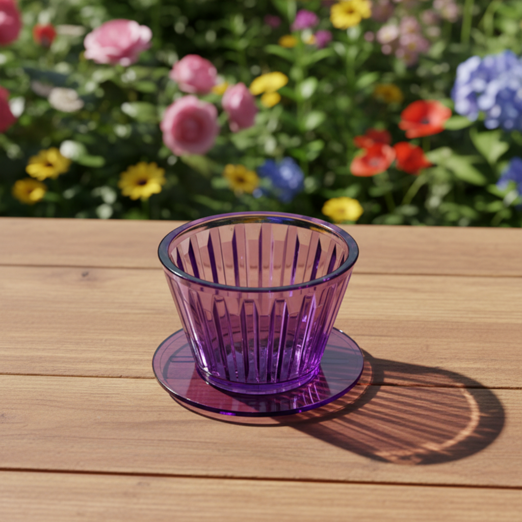 Dripper Café Goteo Tipo TIMEMORE B75 Transparente Morado