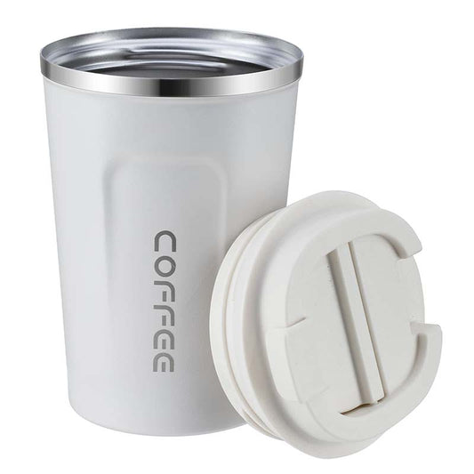 Vaso Termo Termico Compacto 380 ml Blanco para Cafe