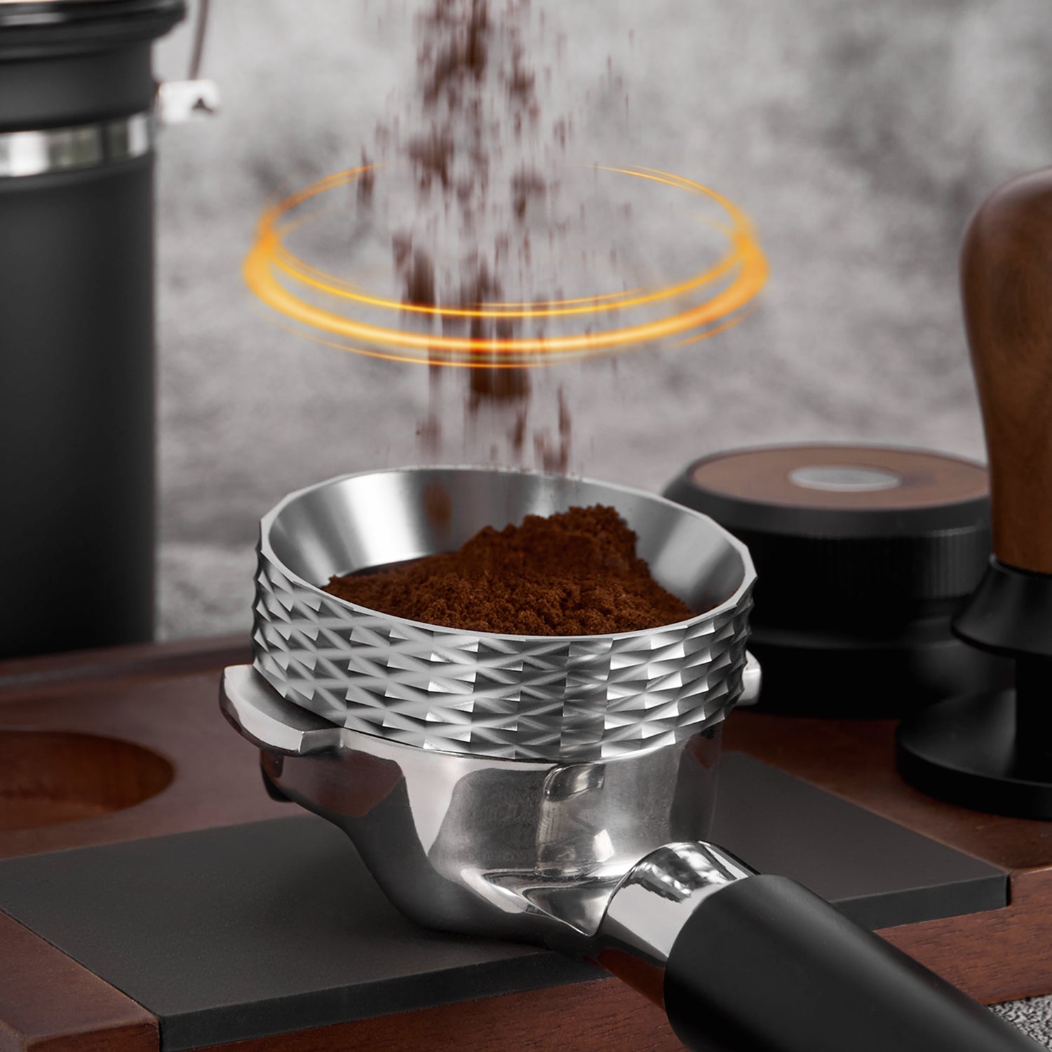 Anillo Dosificador Magnetico 58mm para Portafiltro Espresso