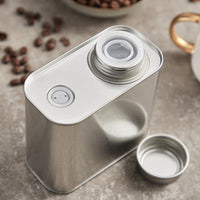 Empaque Lata Cuadrada Cafe 250g con Valvula Desgasificadora