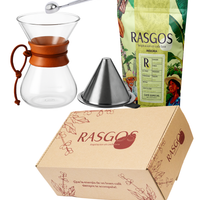 Kit Chemex 400ml Filtro Acero Inoxidable y Café Especial