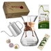 Kit Cafetero Chemex | Chemex 400ml + Jarra Cuello de Ganso 600ml + Café Especial Insignia + Caja Tipo Regalo + Mensaje Personalizado