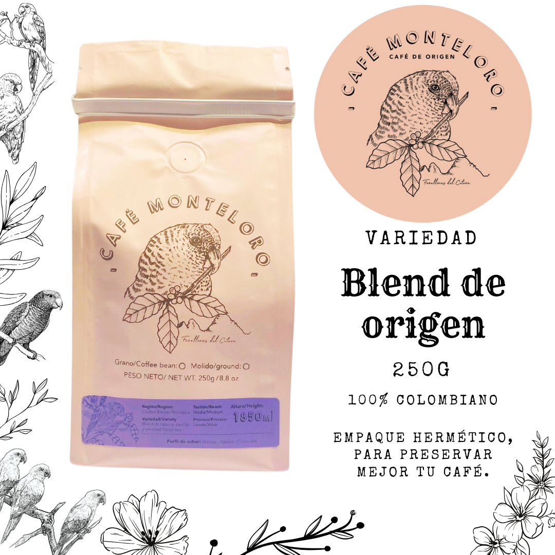 Café de Especialidad Monte Loro Honey - Farallones del Citará 250g