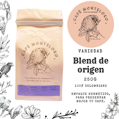 Café de Especialidad Monte Loro Honey - Farallones del Citará 250g