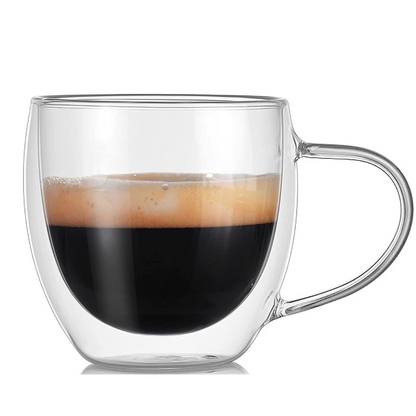 Vaso Doble Pared Oreja Borisilicato 350ml