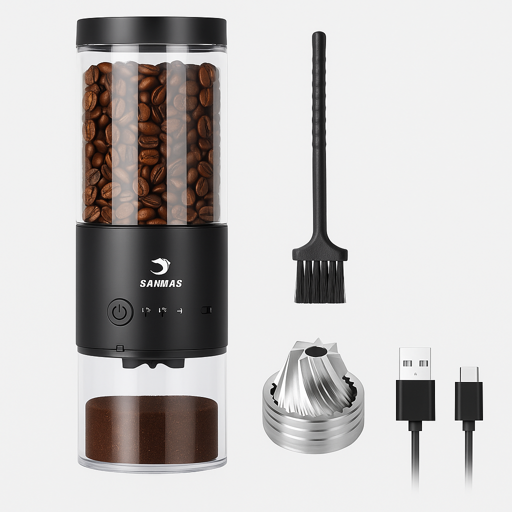 Molés sin esfuerzo, sin errores. Café parejo, sabor limpio y calidad real estés donde estés. Sentí la diferencia en cada taza.