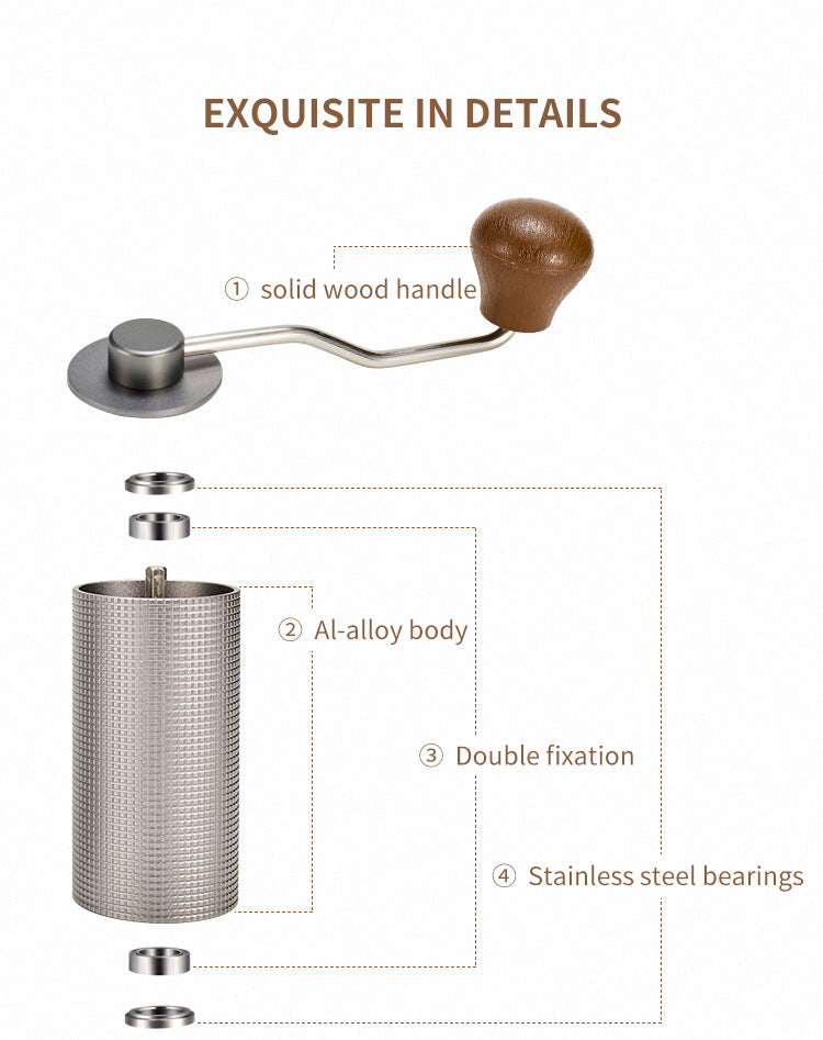 Máxima calidad en cada molienda. Ideal para preparar café filtrado o espresso con consistencia profesional.