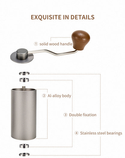 Máxima calidad en cada molienda. Ideal para preparar café filtrado o espresso con consistencia profesional.