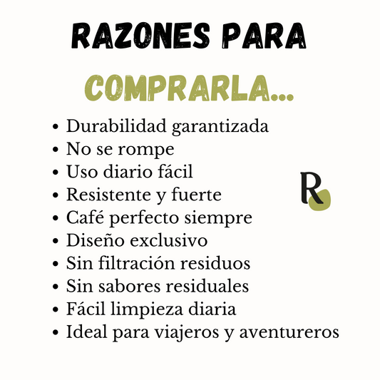 Prensa Francesa Viajera En Acero Inoxidable Dobel Pared