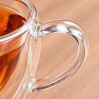 Vaso de Vidrio Borosilicato Corazón 250Ml Doble Pared
