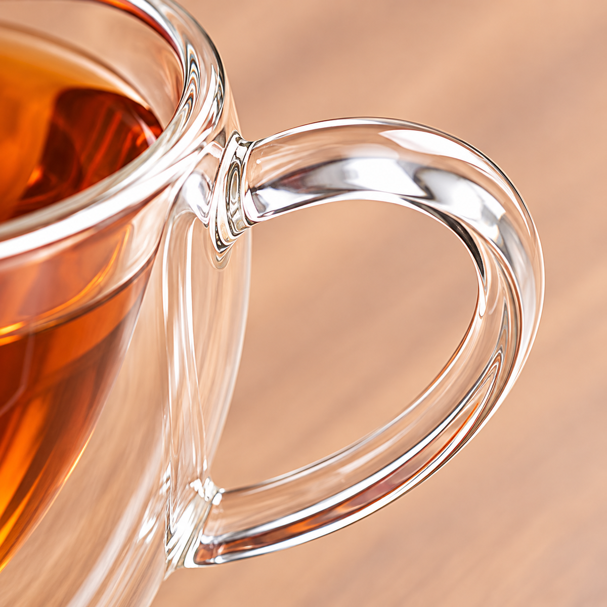 Vaso de Vidrio Borosilicato Corazón 250Ml Doble Pared