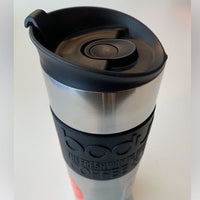 Termo Prensa Bodum Viajero Negra Acero Inoxidable 450ml