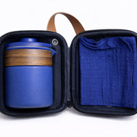 Kit Set Tetera Infusor Te Ceramico Viajero