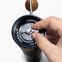 Moledor de Cafe Trinidad Negro Acero Inoxidable Manual Profesional