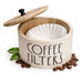 Soporte Almacenar Filtro Papel Cafe Origami Madera