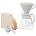 Kit V60 Hario Ceramica 02 con Jarra Server y Filtros | Cafe Filtrado