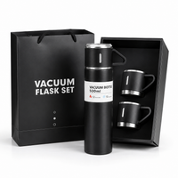 Termo Termico Hermetico 500ml con 2 Tazas para Cafe y Bebidas