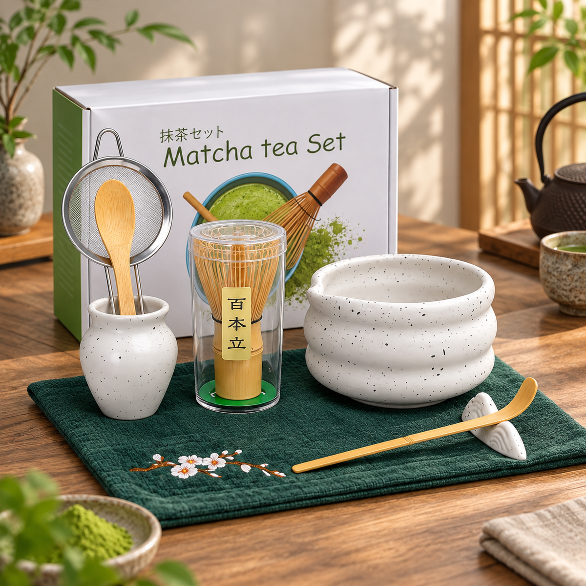 Set Completo para Te Matcha 8 Piezas