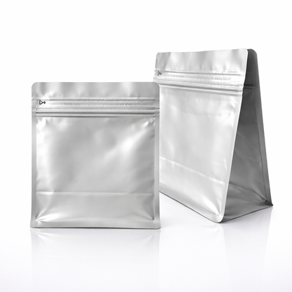 Bolsa Plata 250g para Cafe con Valvula y Cierre Tri Laminada