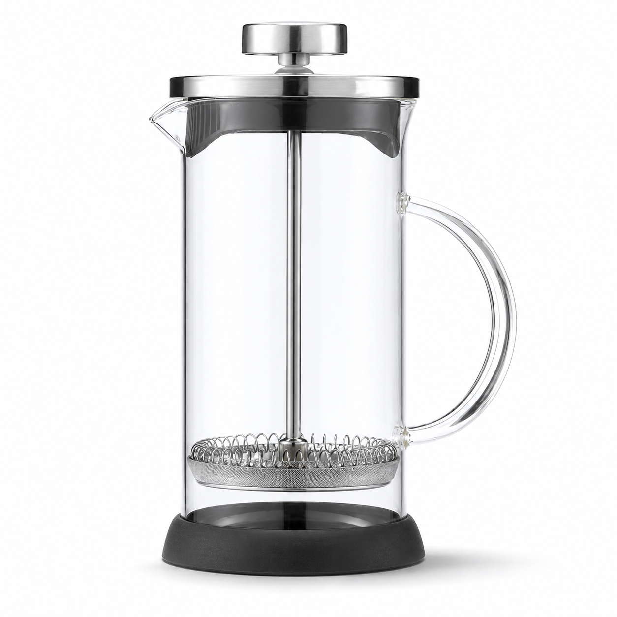 Metodo Cafetera Prensa Francesa de Vidrio Resistente Transparente 350ml
