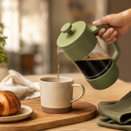 Prensa Francesa Verde para Café – 350, 600 y 1000 ml