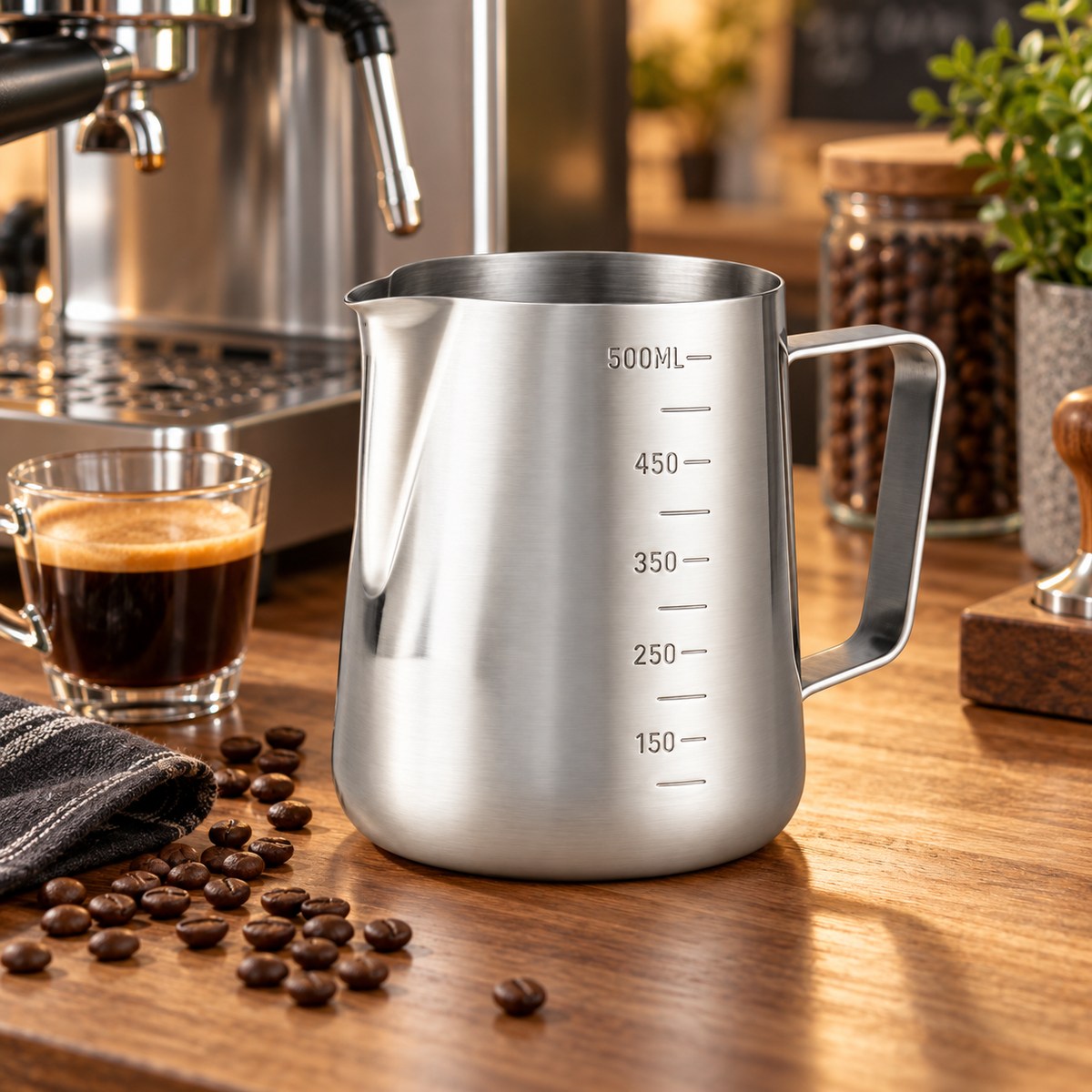 Jarra Cremadora Medidora 550 ml Acero Inoxidable | OUTLET
