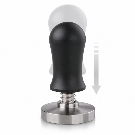 Tamper Pisador Cafe Maquina Espresso 49 mm con retorno interno