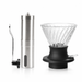 Kit Cafe v60 Tipo HARIO Switch con Molino Manual de Acero