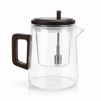Tetera de Vidrio con Infusor para Te y Aromaticas 750ml
