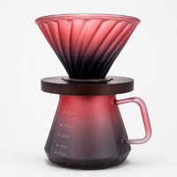 Kit Cafetera Dripper V60 Star 02 con Server Vidrio 600ml