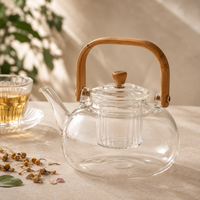 Tetera de Vidrio Borosilicato con Infusor 800ml