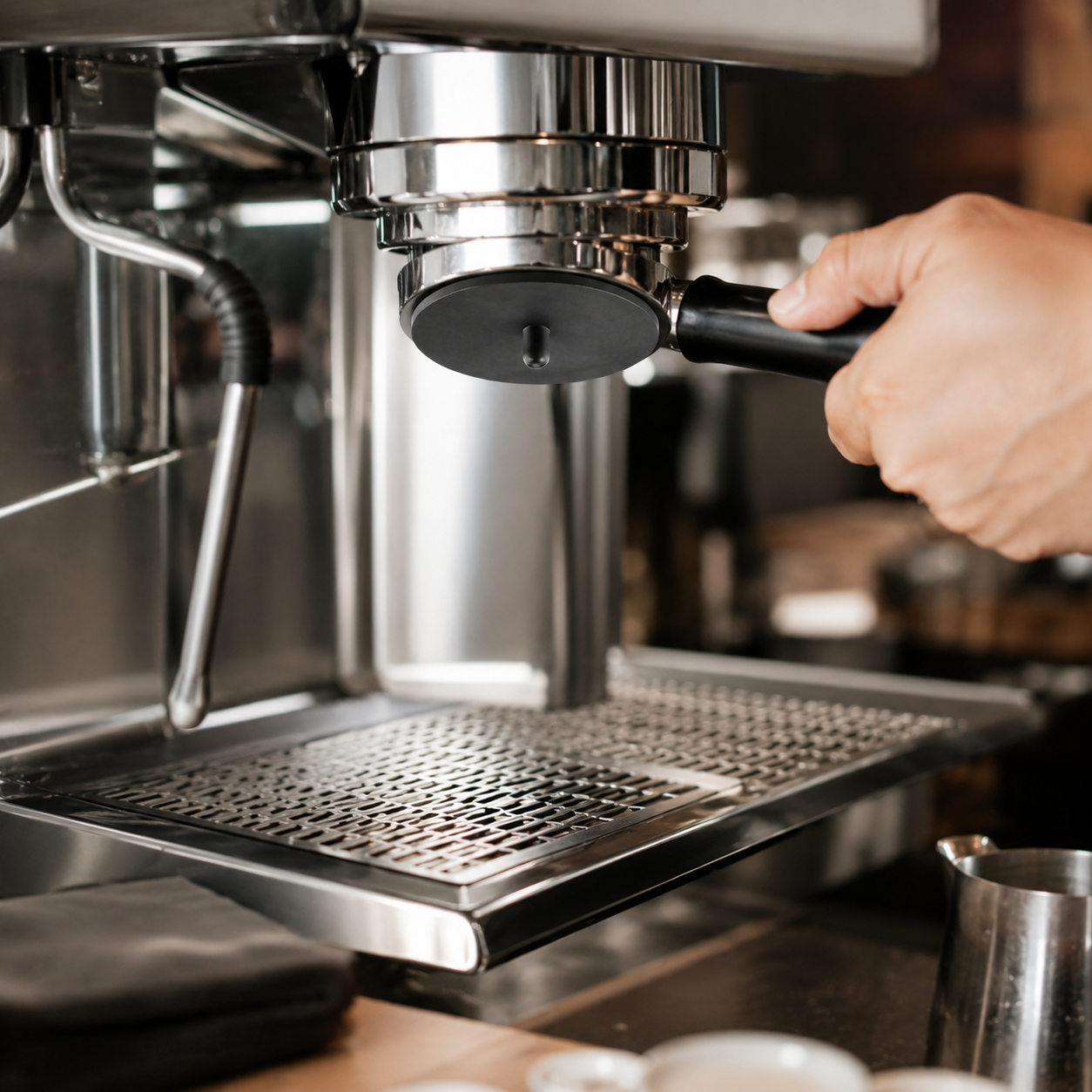 Filtro Ciego de Silicona para Limpieza de Máquina Espresso