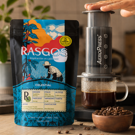 Café Especial Rasgos SL28 Honey 250g | Edición Especial | Buesaco Nariño