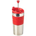 Termo Prensa Bodum Roja de Acero Inoxidable 450ml Práctica y Resistente