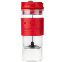 Termo Prensa Bodum Rojo Transparente 450ml Original Versatil